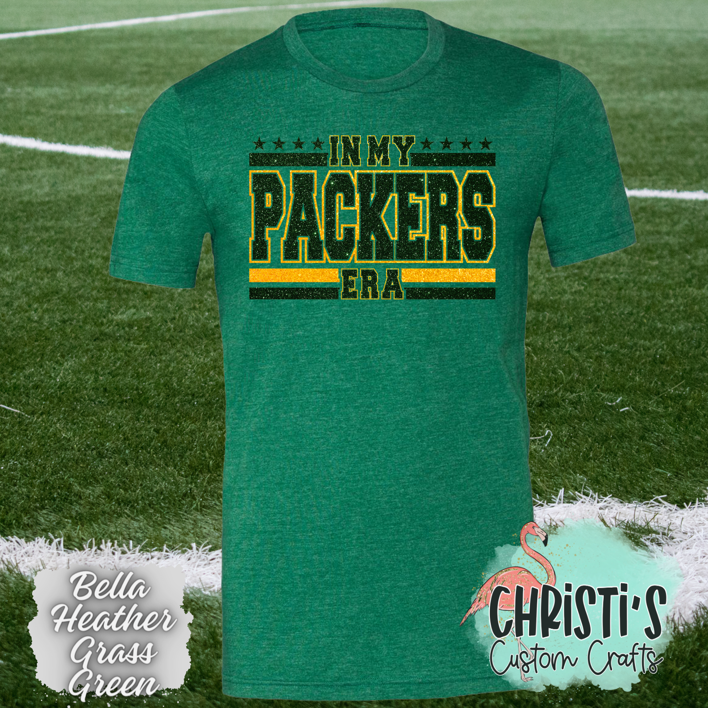 In My Packers Era (faux glitter look)