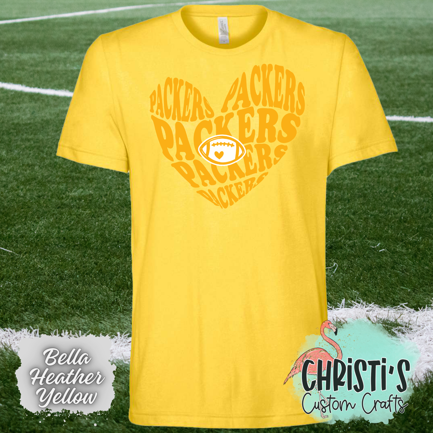 Packers repeat Heart Shape
