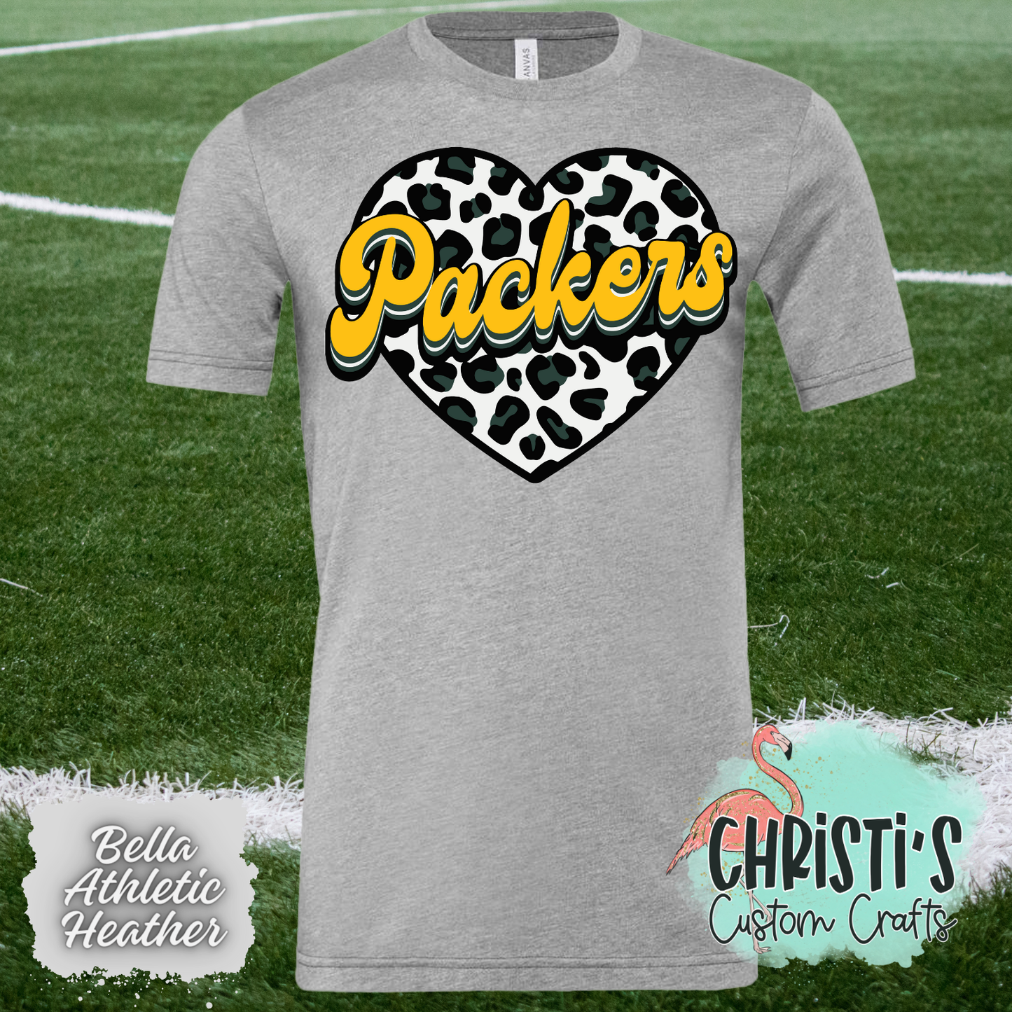 Packers Leopard Heart