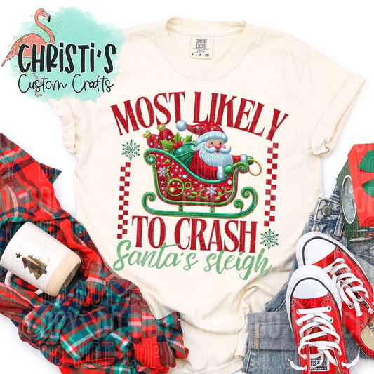 Most Likely to crash Santa’s Sleigh