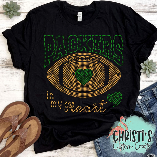 Packers in my heart BLING