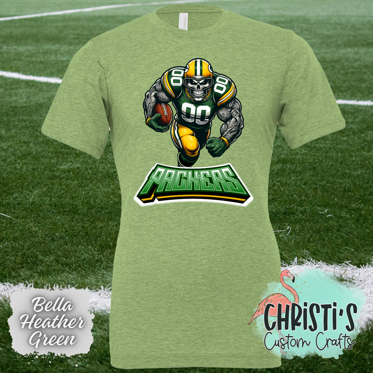 Packers Skull Player