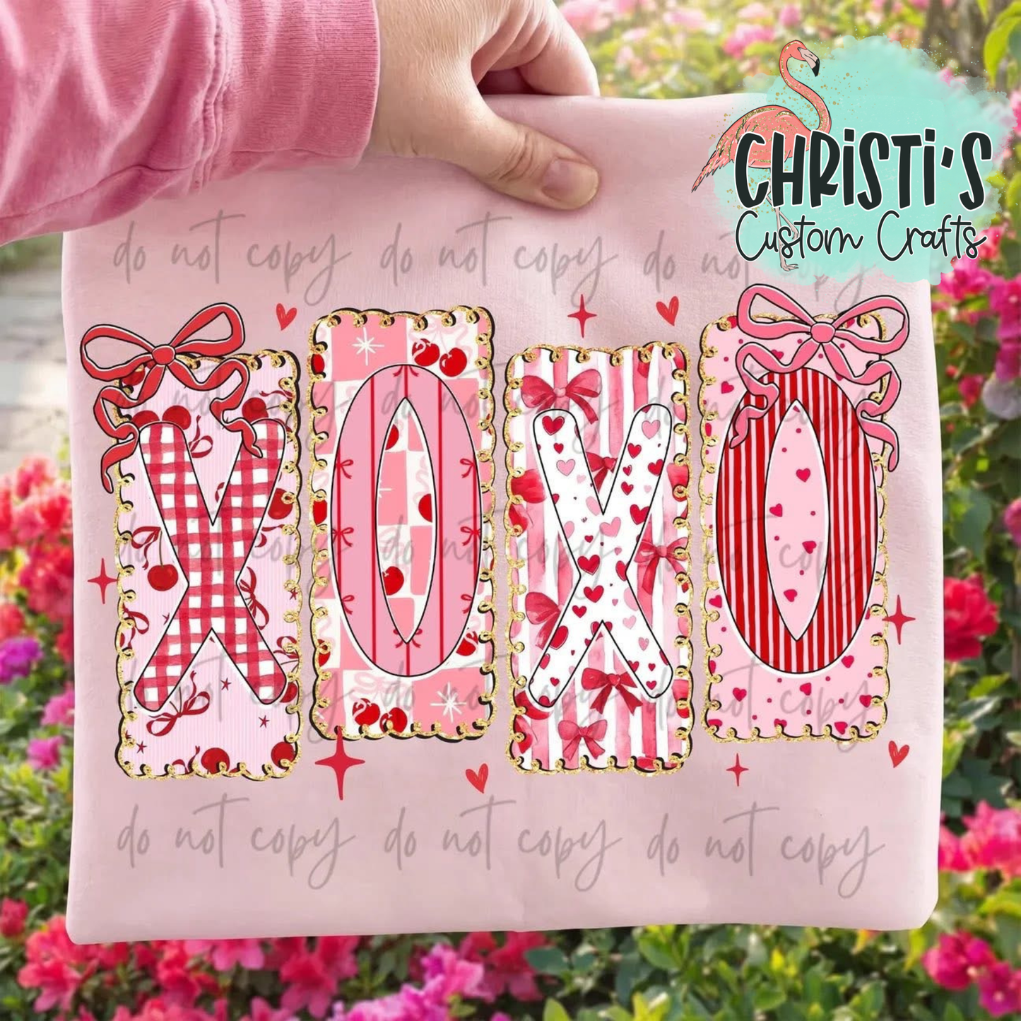 XOXO Girly Coquette Bows and patterns