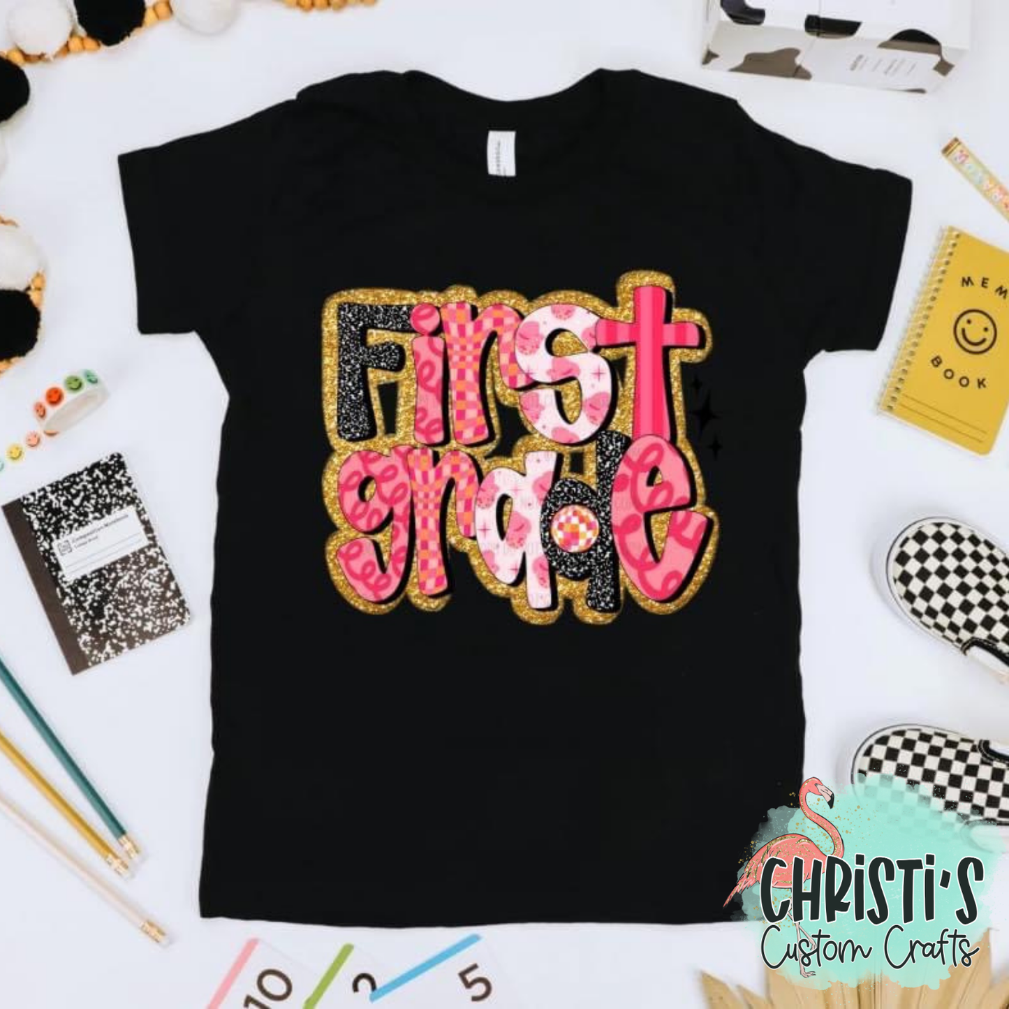 Coral Peach Doodle Letter Grade Levels