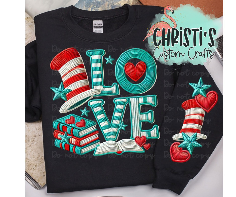Love reading red and teal