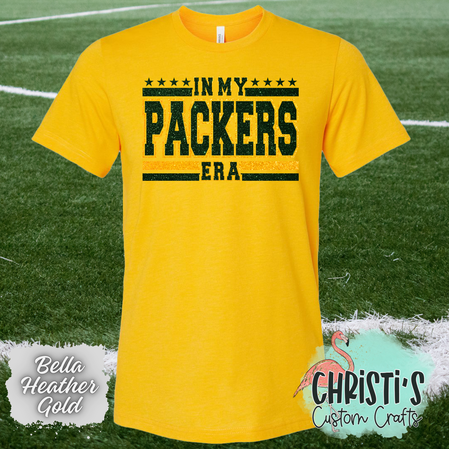 In My Packers Era (faux glitter look)