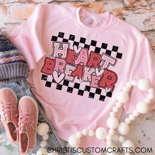 Heart Breaker Checkered Border