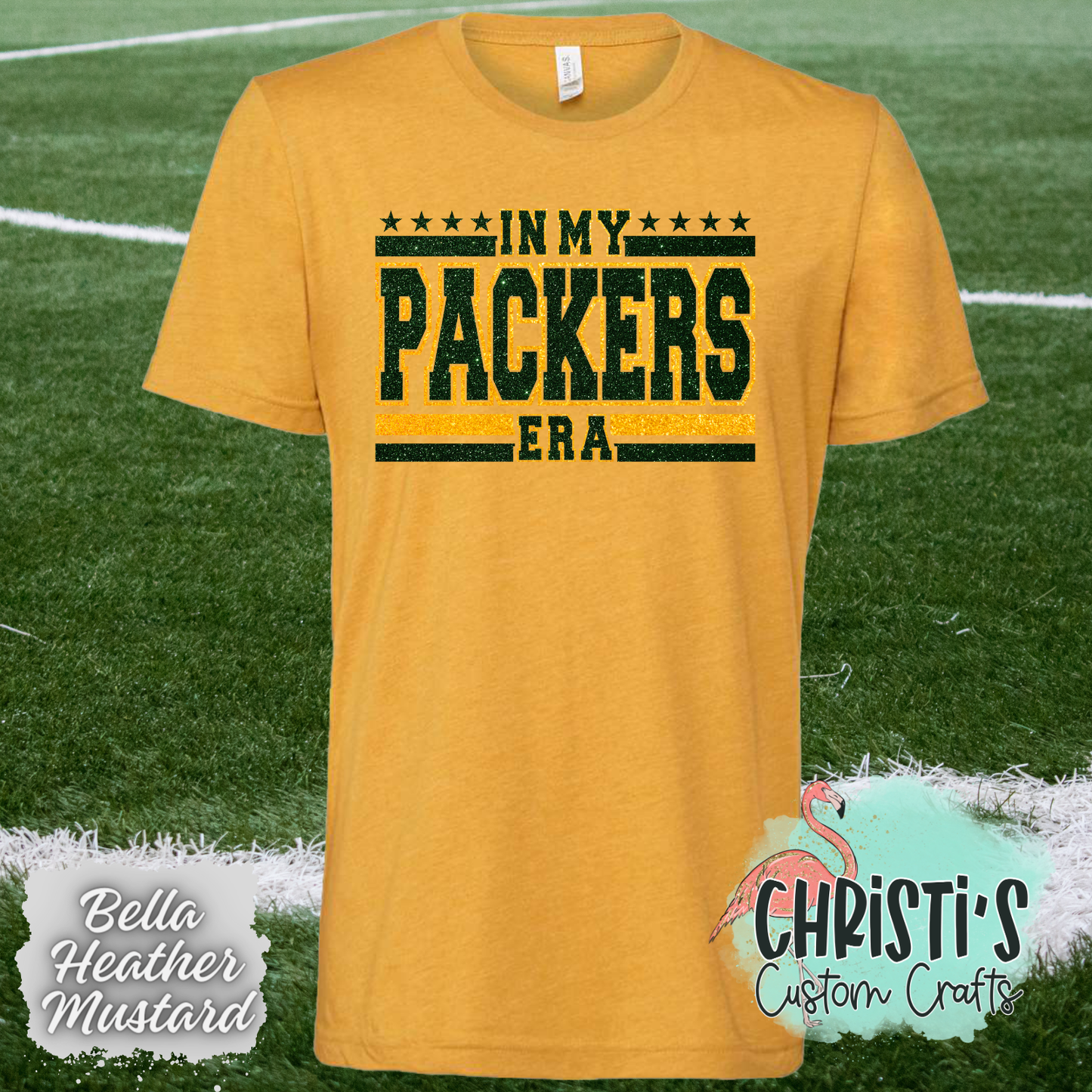In My Packers Era (faux glitter look)