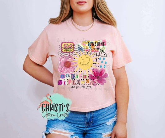 No Rain No Flowers, what you water grows