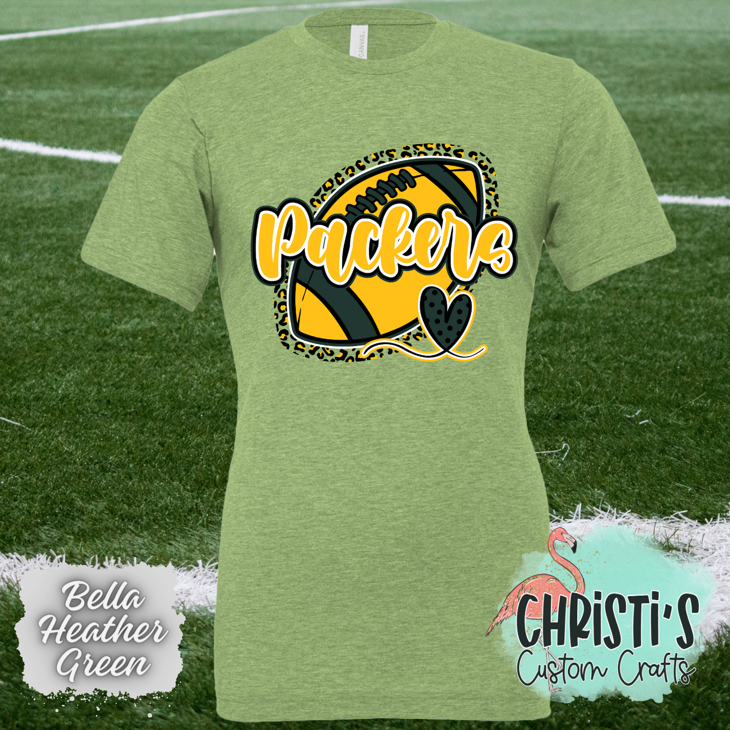Leopard outline Football