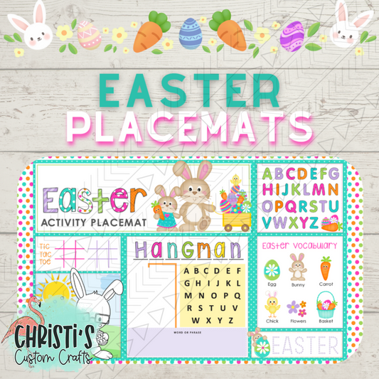 Hangman Easter Placemat