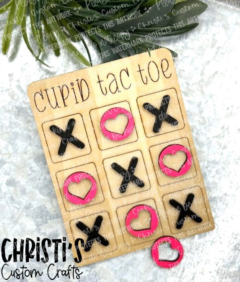 Tic Tac Toe Wooden Board Game