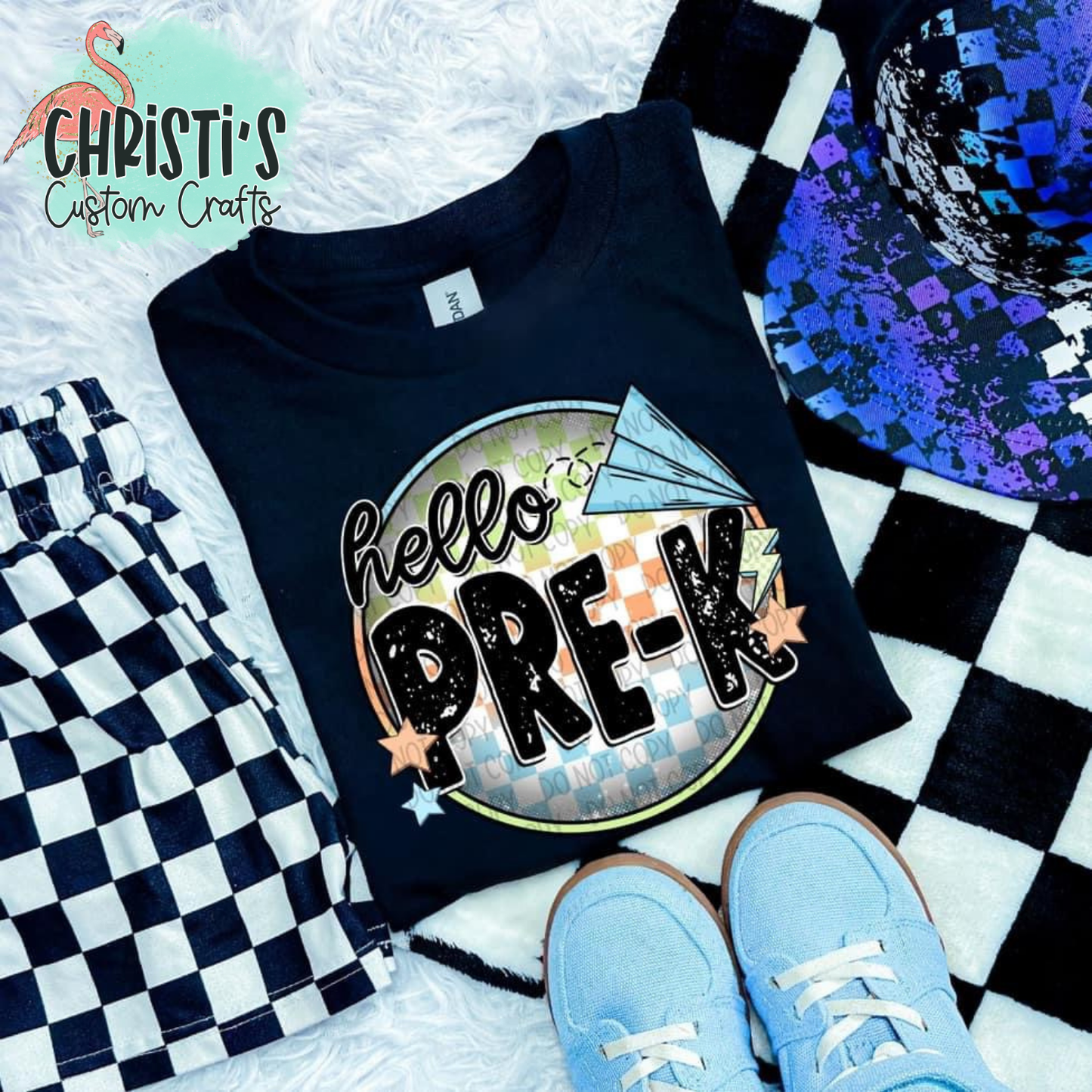 Paper Airplane Blue or Pink Hello ….Grade