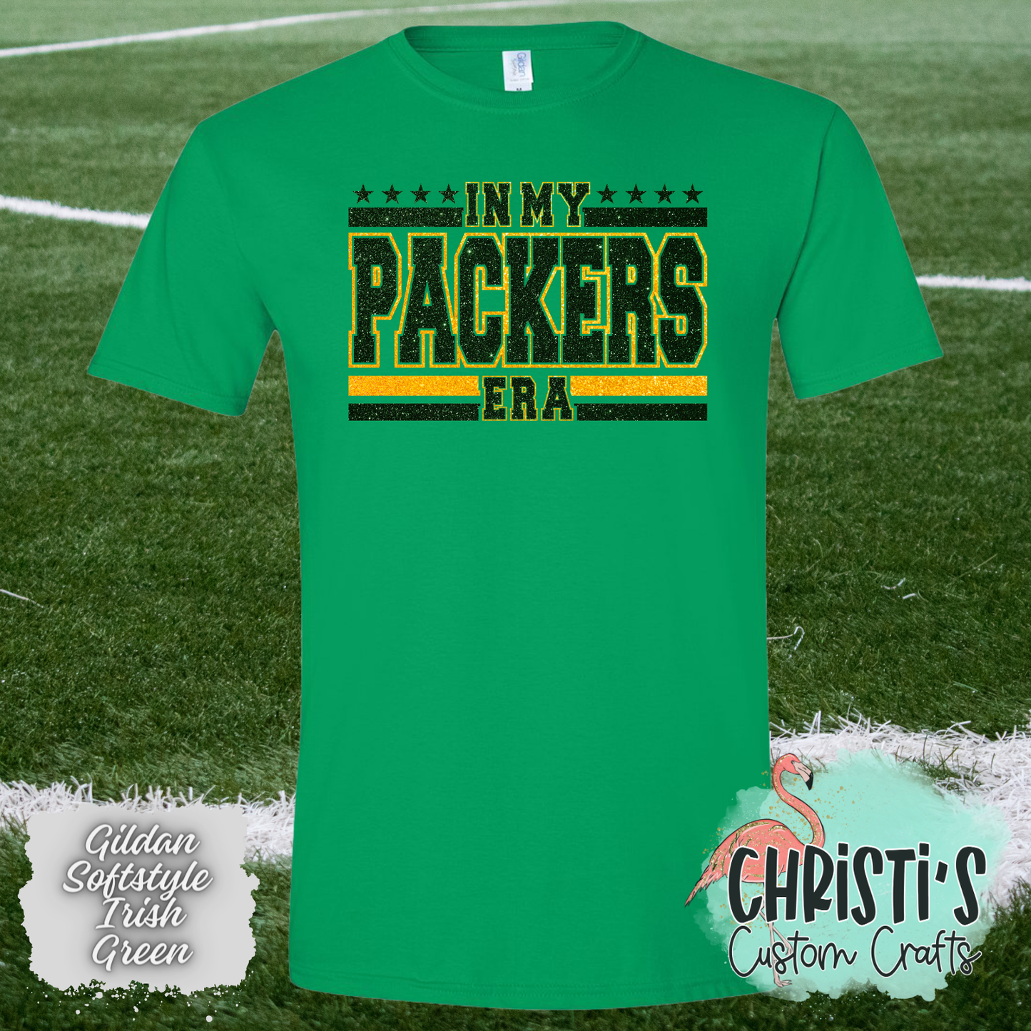 In My Packers Era (faux glitter look)