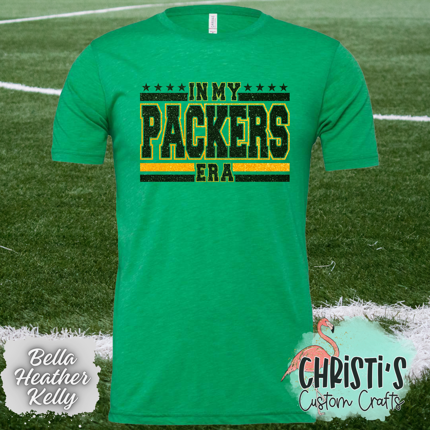 In My Packers Era (faux glitter look)