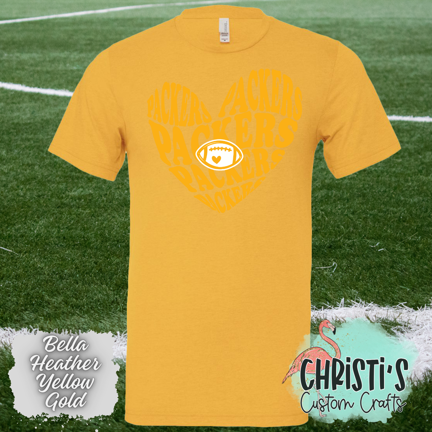 Packers repeat Heart Shape