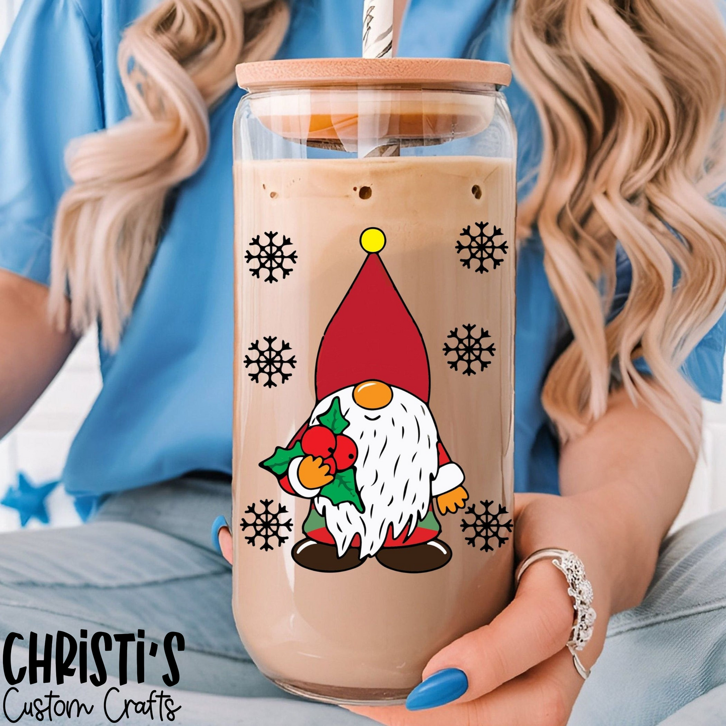 Gnome with Holly