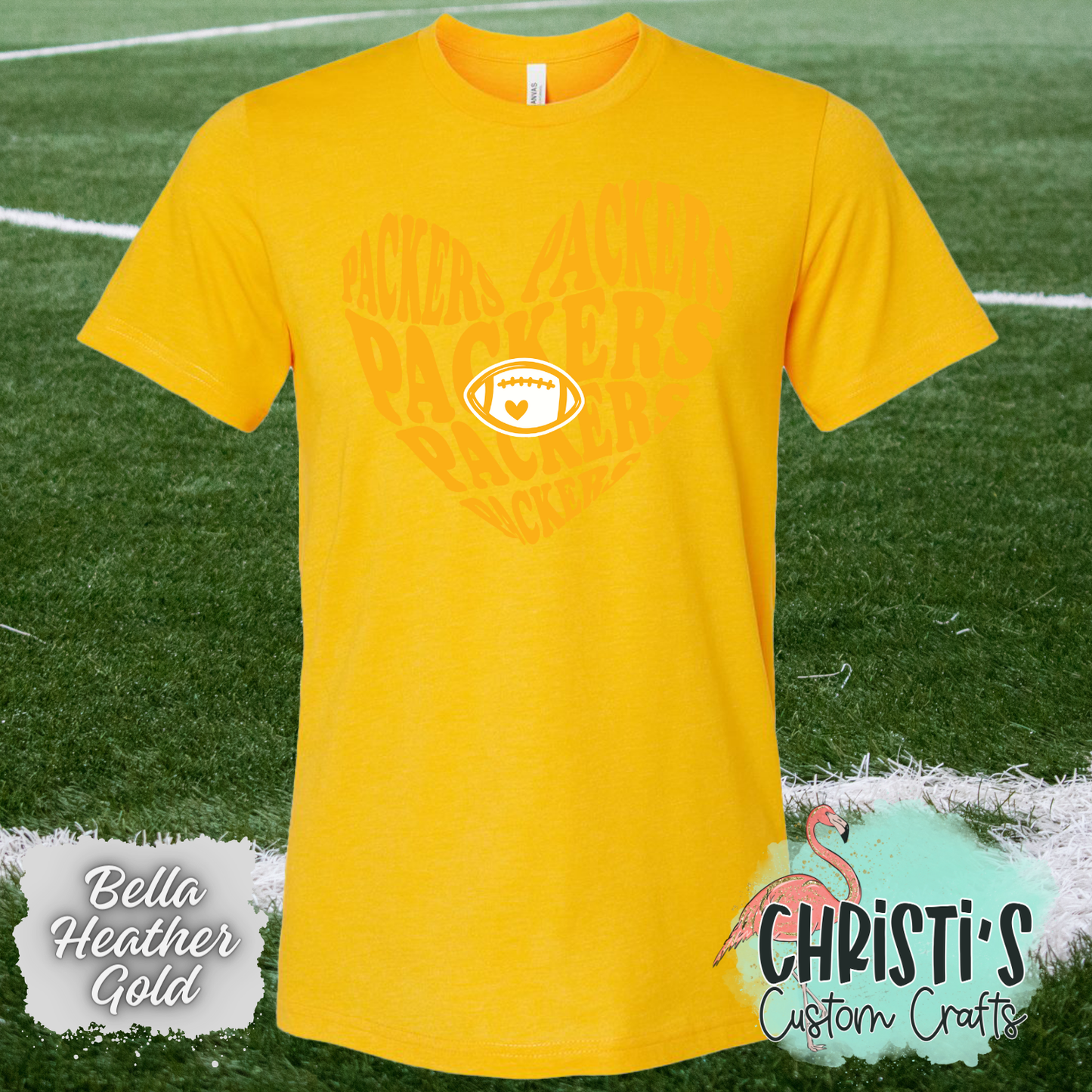 Packers repeat Heart Shape