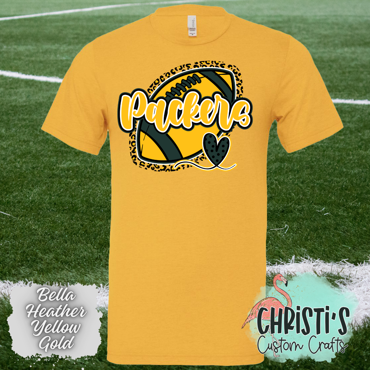Leopard outline Football