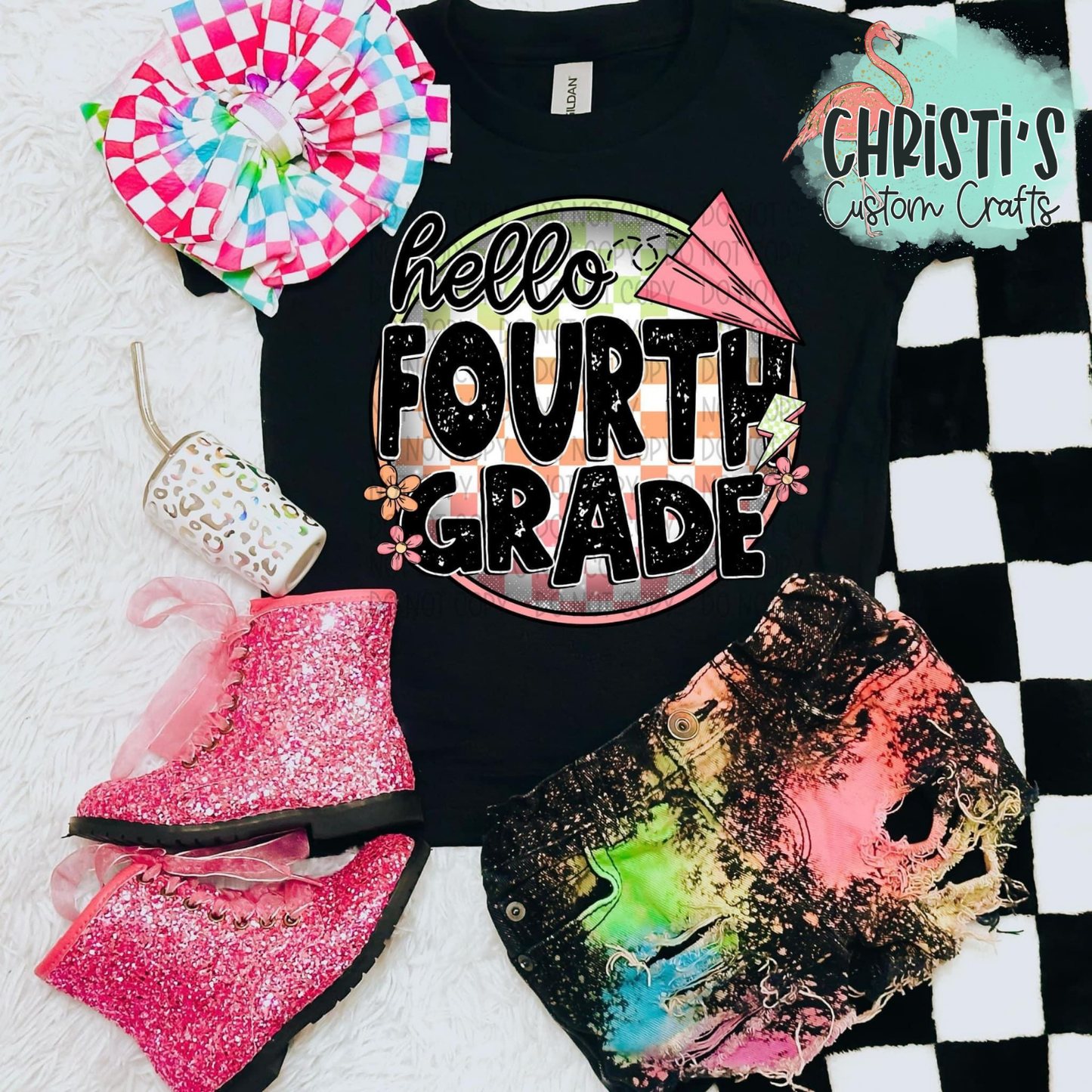 Paper Airplane Blue or Pink Hello ….Grade