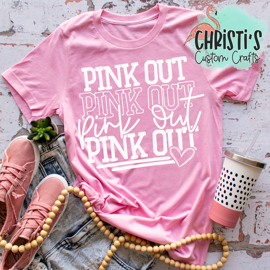 Pink out Pink out Pink out