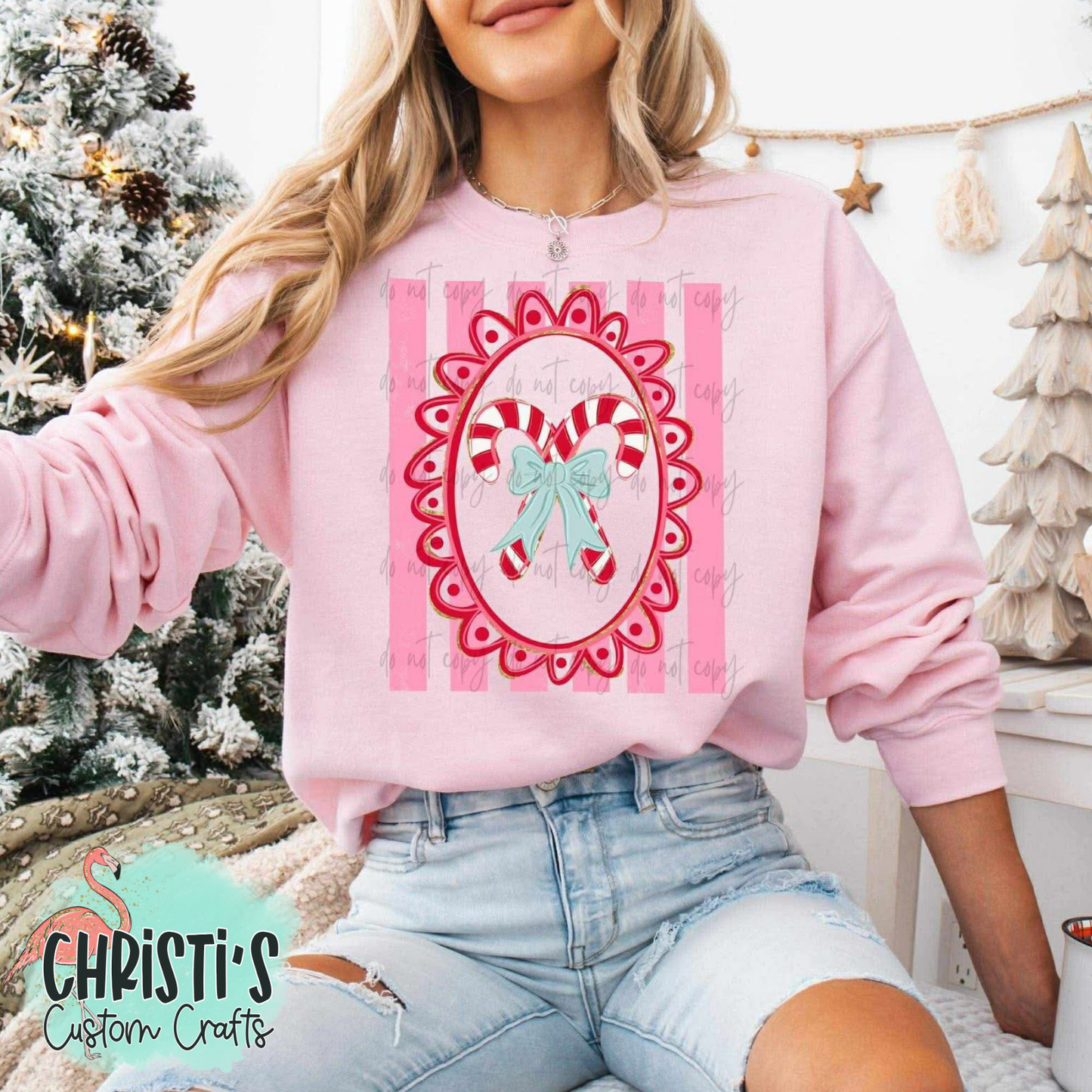 Candy Canes in frame