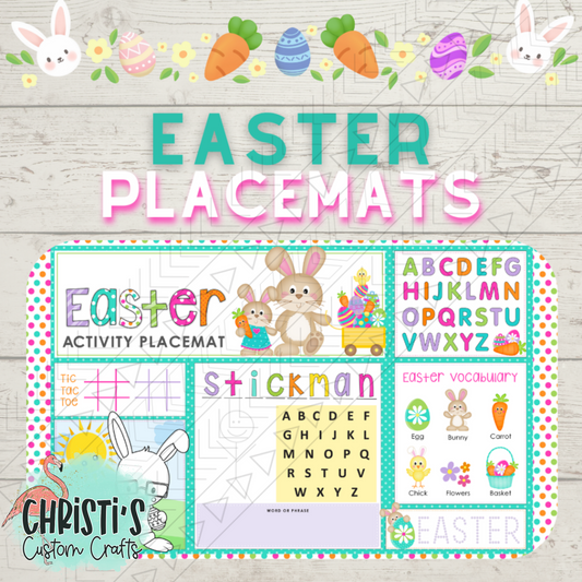Stickman Easter Placemat