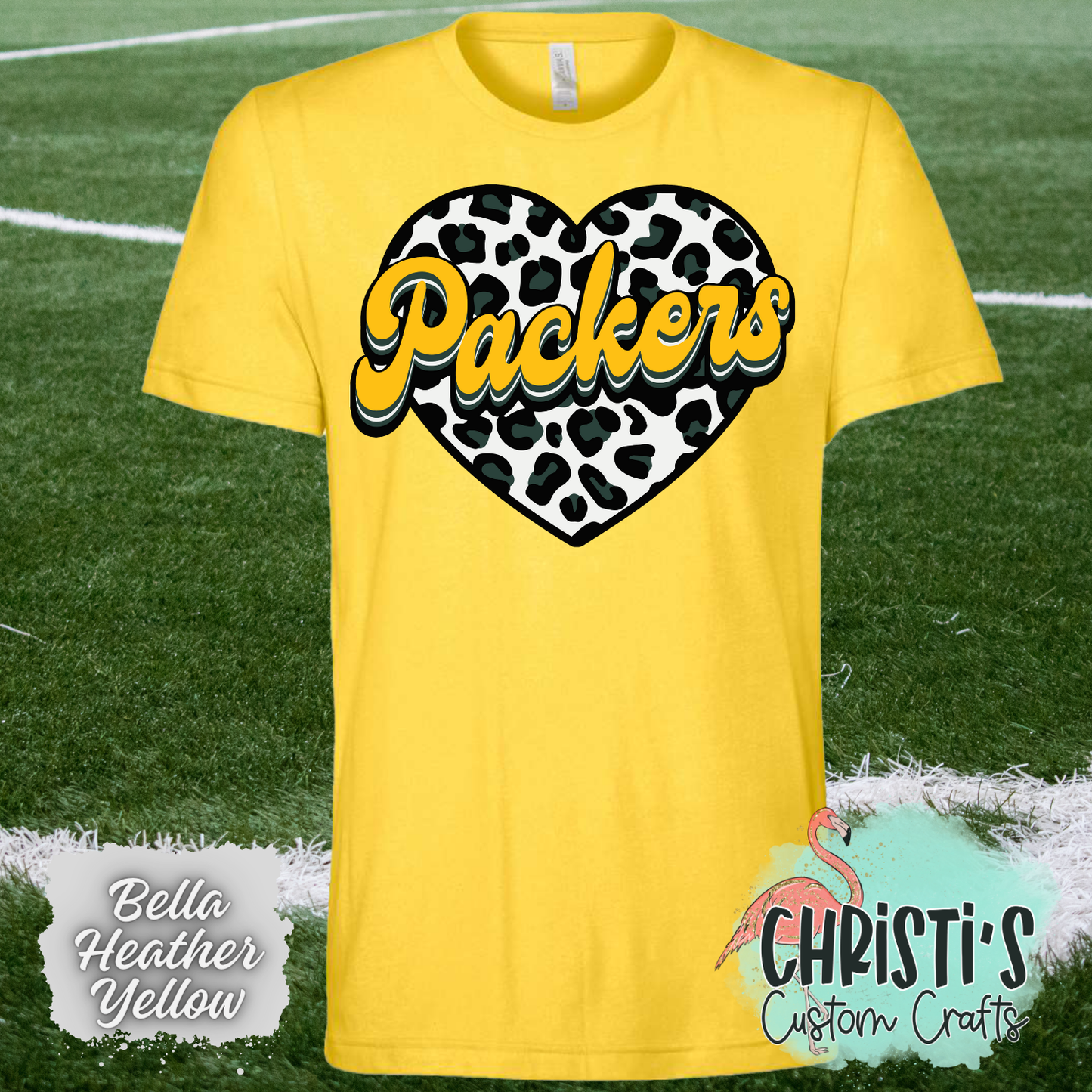 Packers Leopard Heart