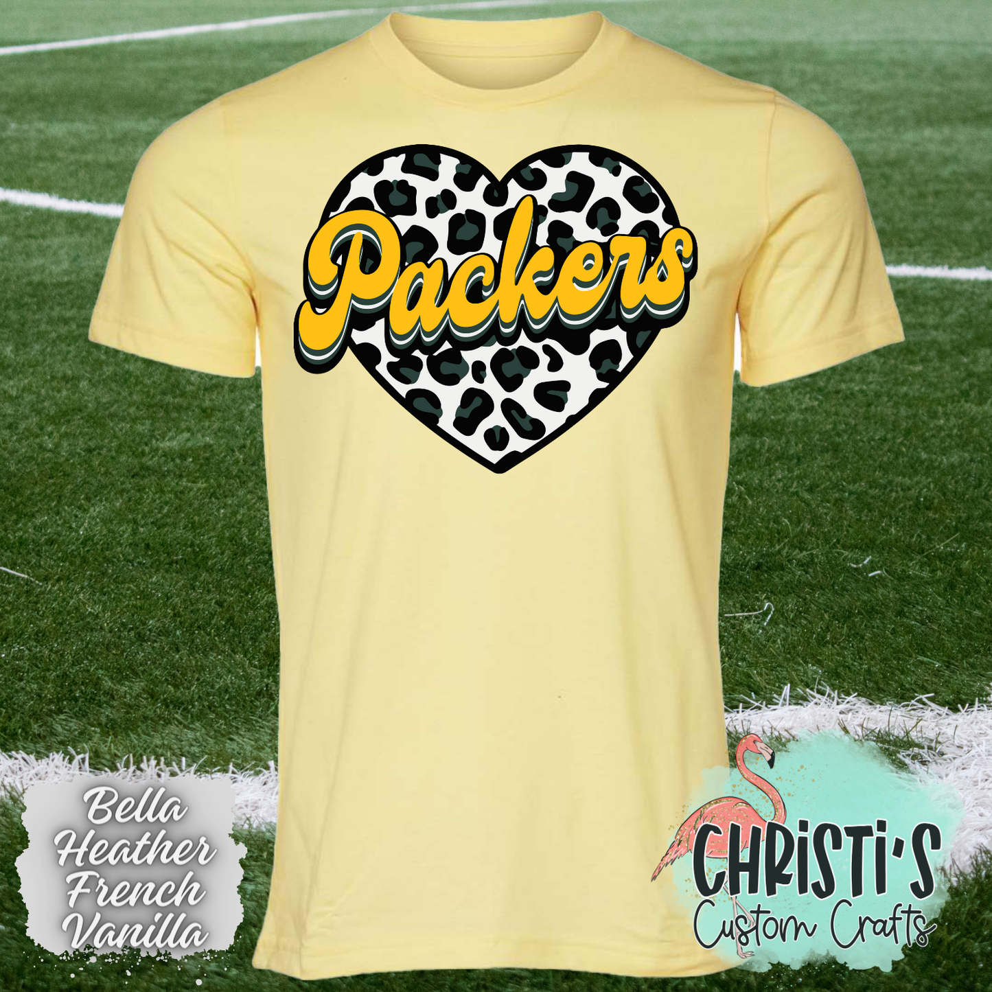 Packers Leopard Heart