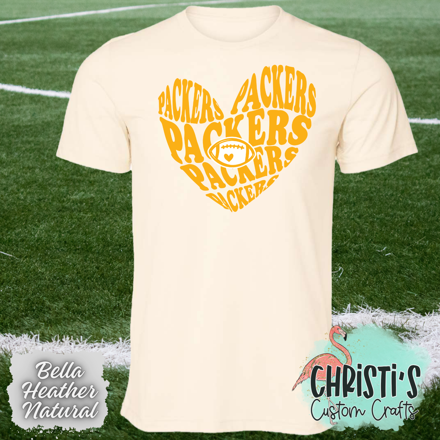 Packers repeat Heart Shape