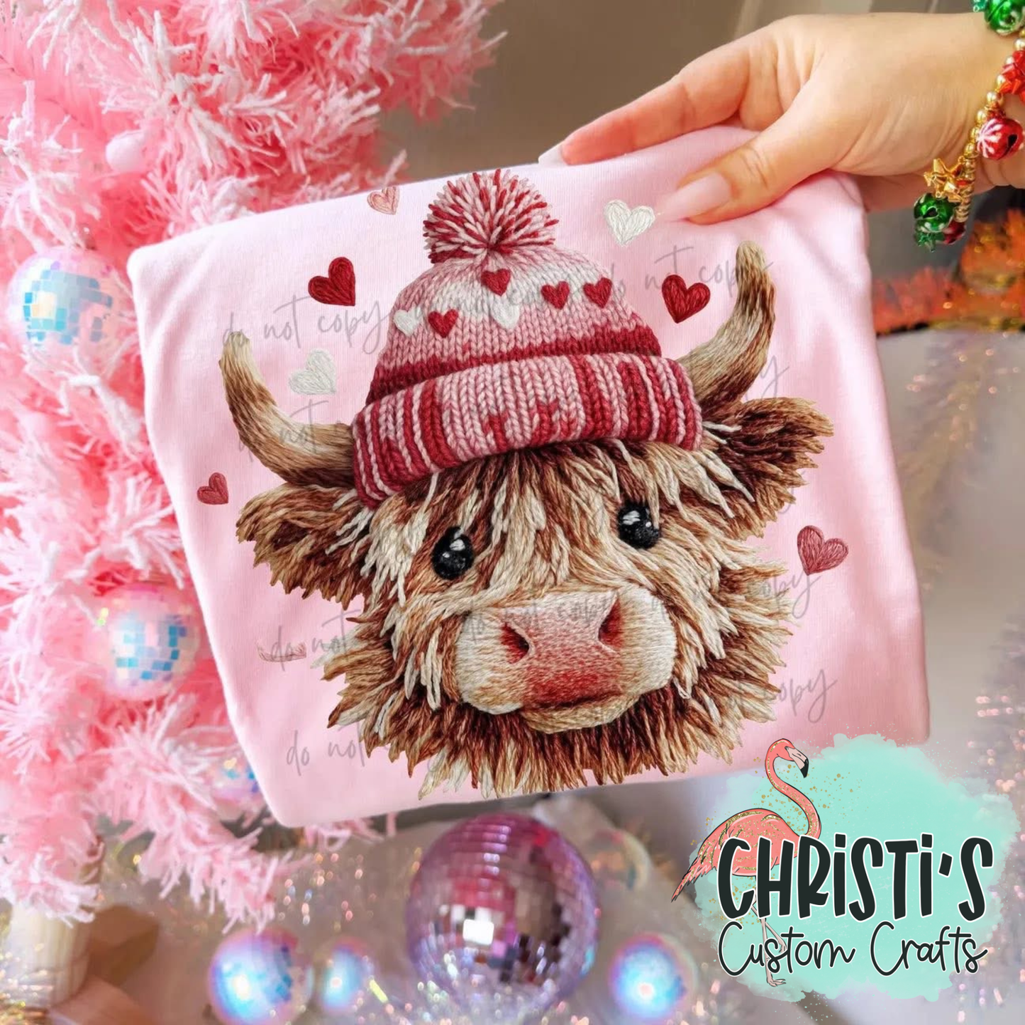 Highland Cow Valentine