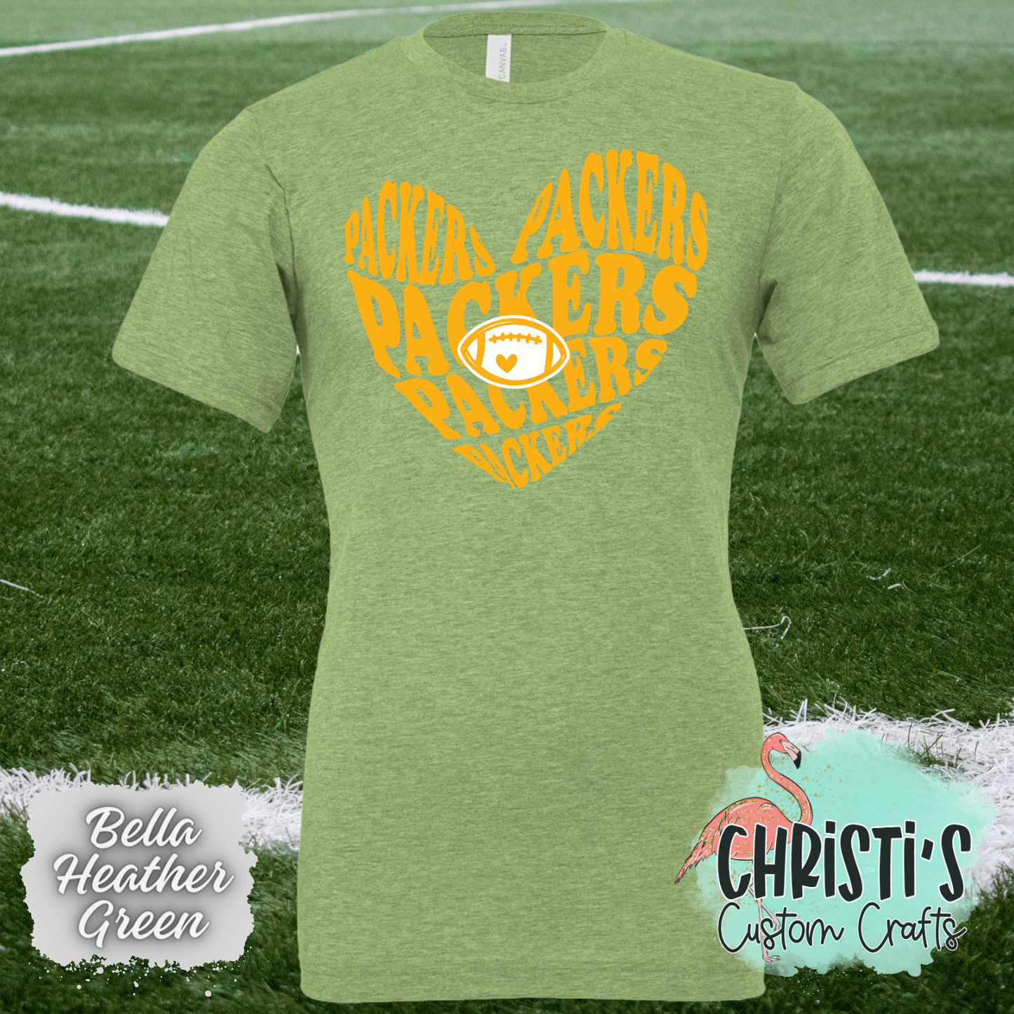 Packers repeat Heart Shape