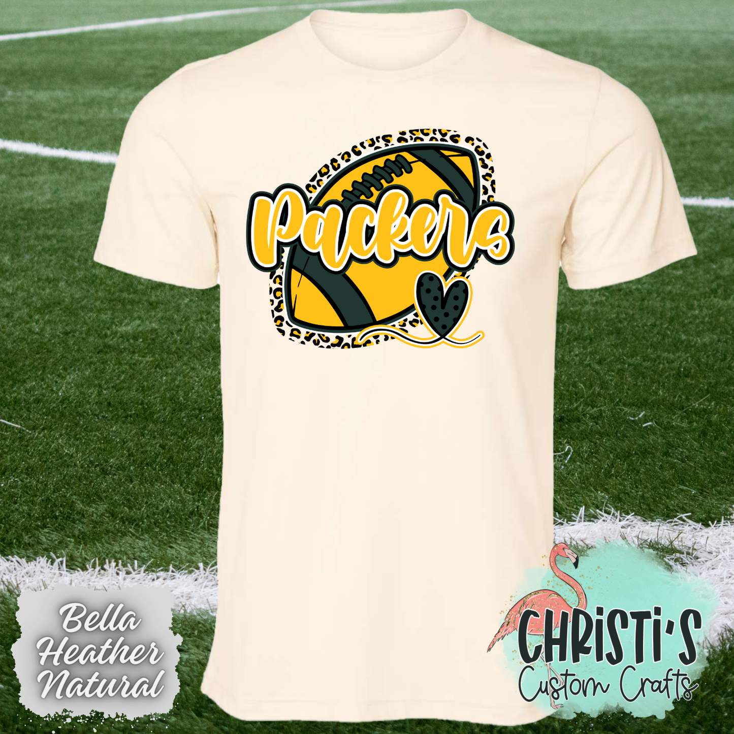 Leopard outline Football