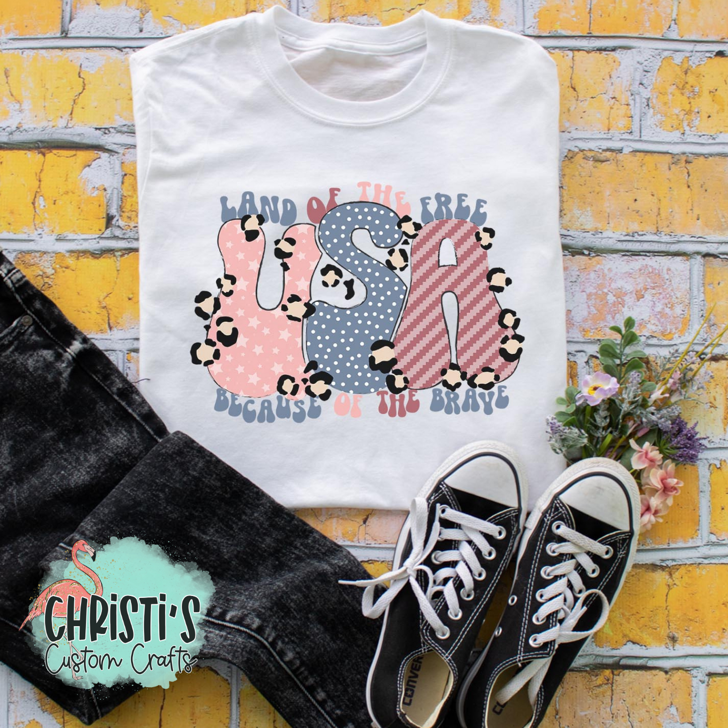 Land of the free USA Because of the Brave