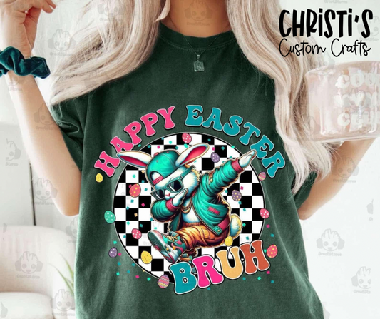 Happy Easter Bruh Dabbing Bunny
