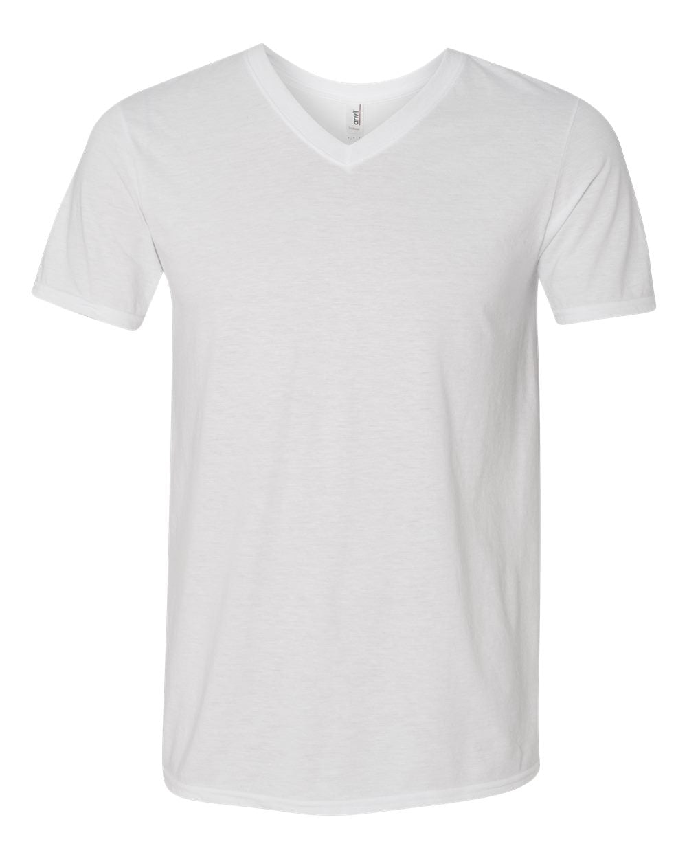White Vneck (Anvil)