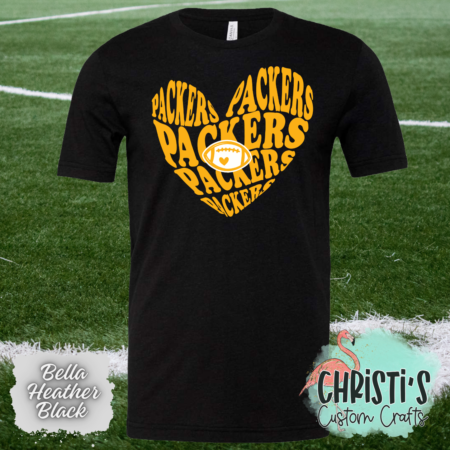 Packers repeat Heart Shape