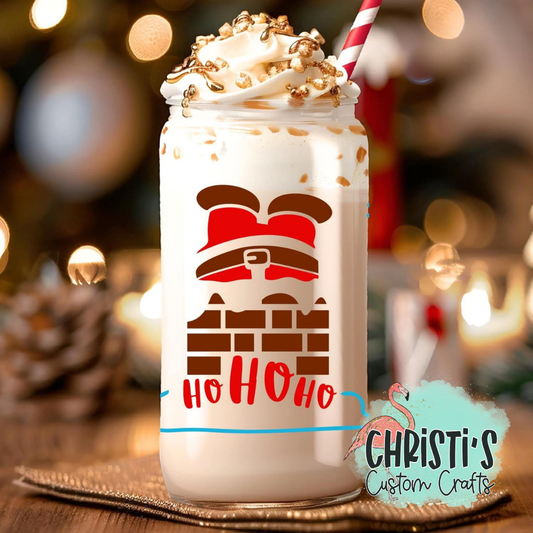 Ho Ho Ho Santa in Chimney