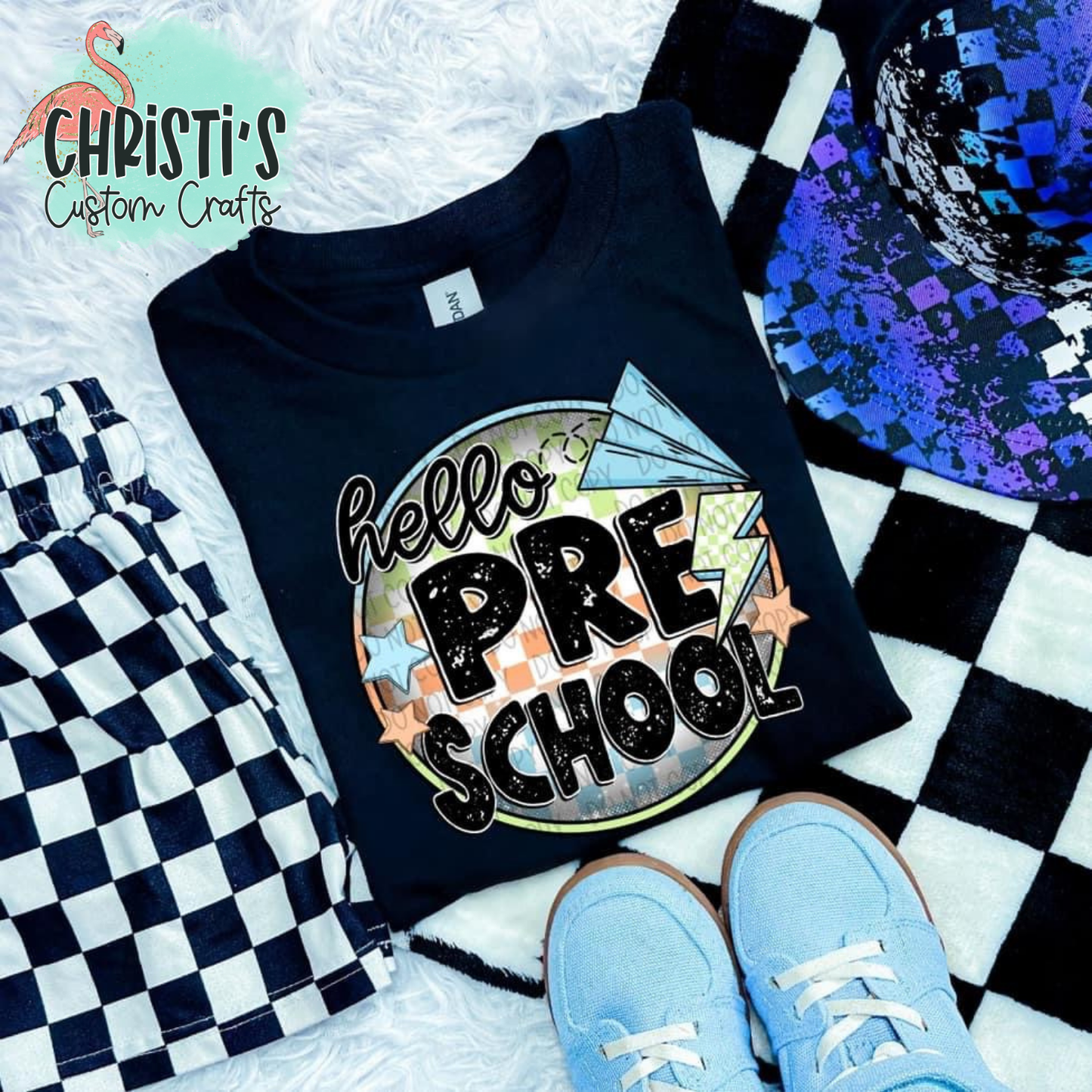 Paper Airplane Blue or Pink Hello ….Grade