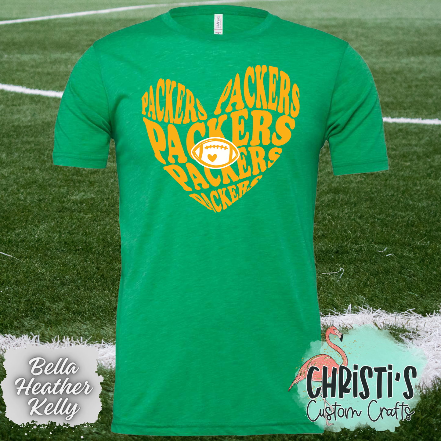 Packers repeat Heart Shape
