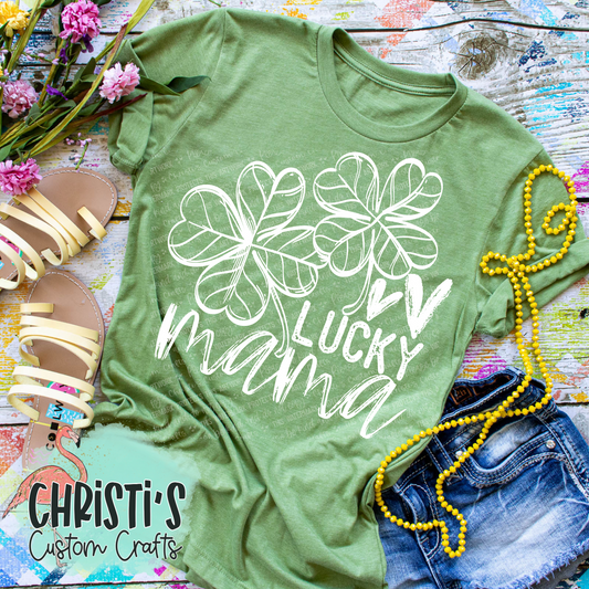 Lucky Mama (White Ink)