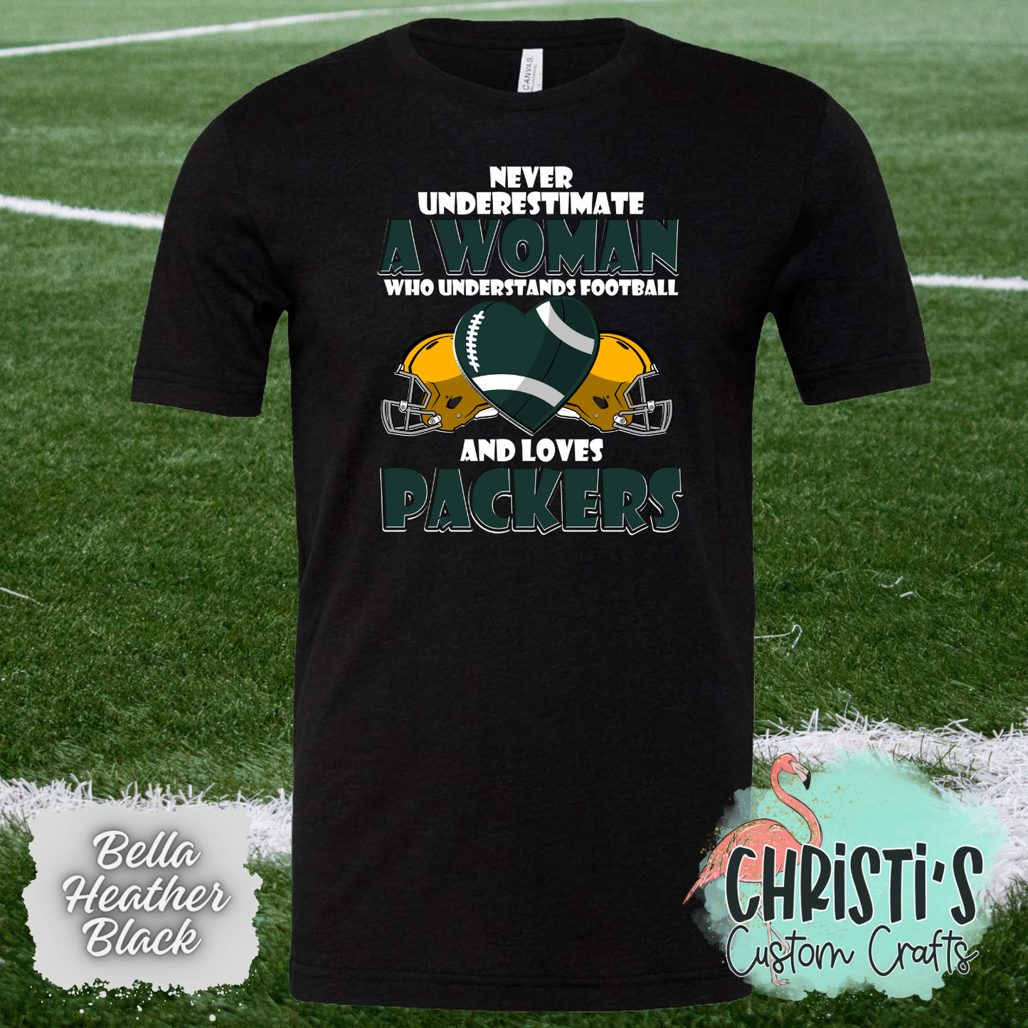 Never underestimate a woman who understands football and loves the Packers