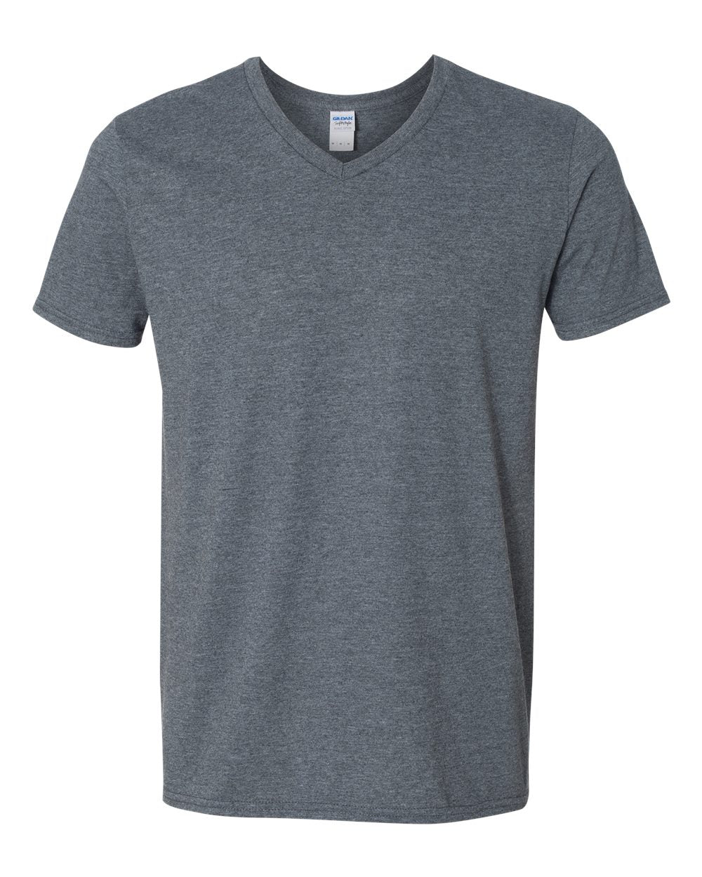 Dark Heather Vneck (Gildan)
