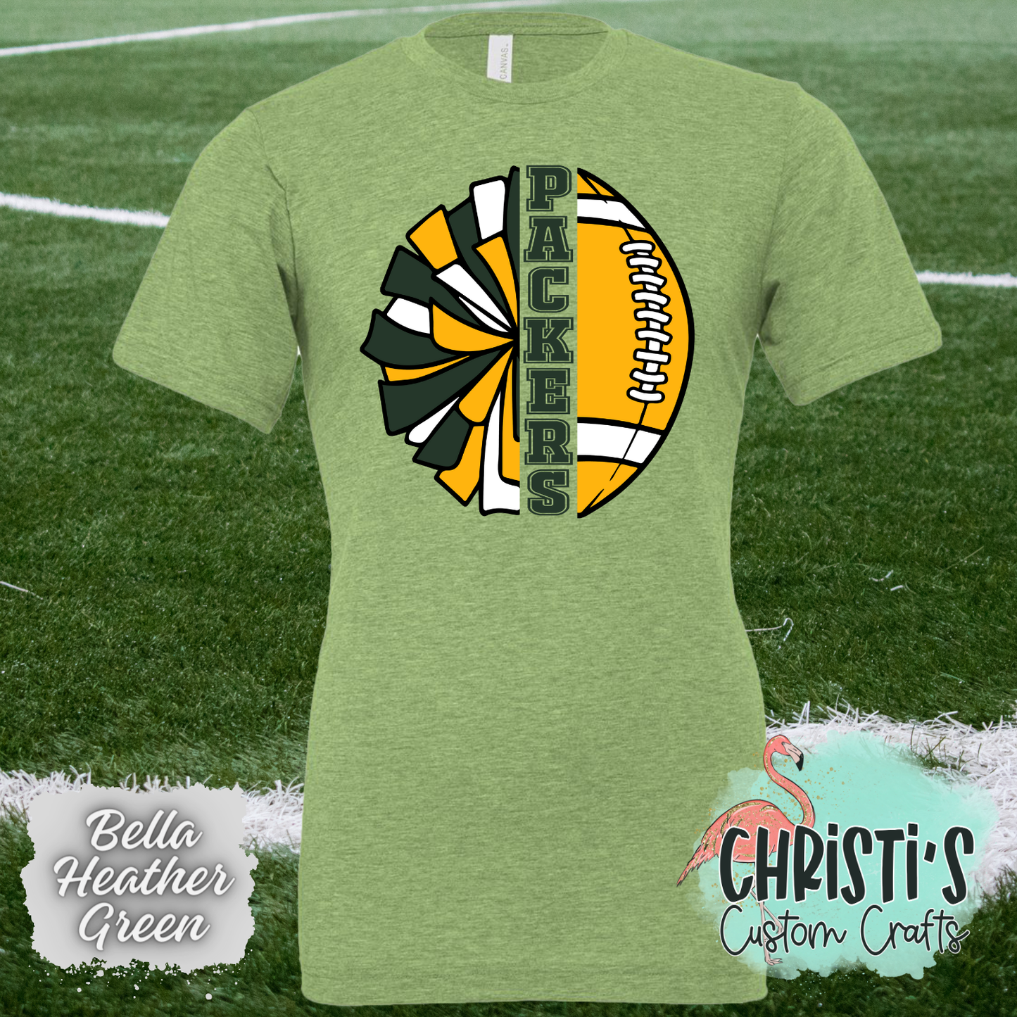 Packers Pom Pom & Football