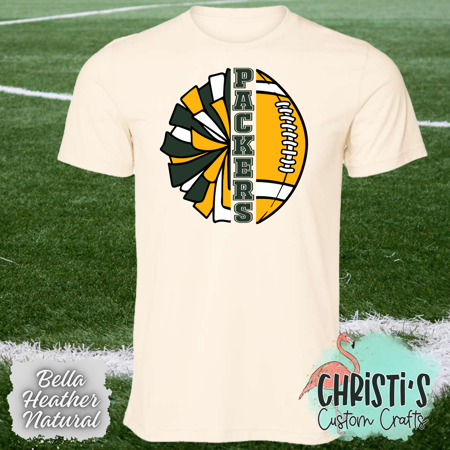 Packers Pom Pom & Football