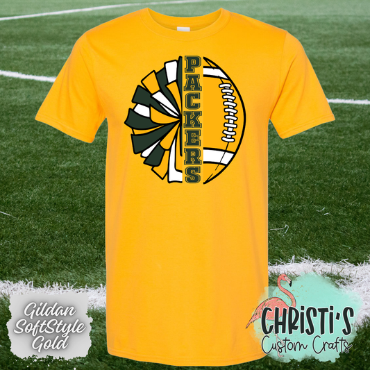 Packers Pom Pom & Football