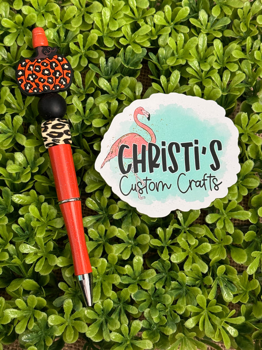 Leopard Pumpkin Pen