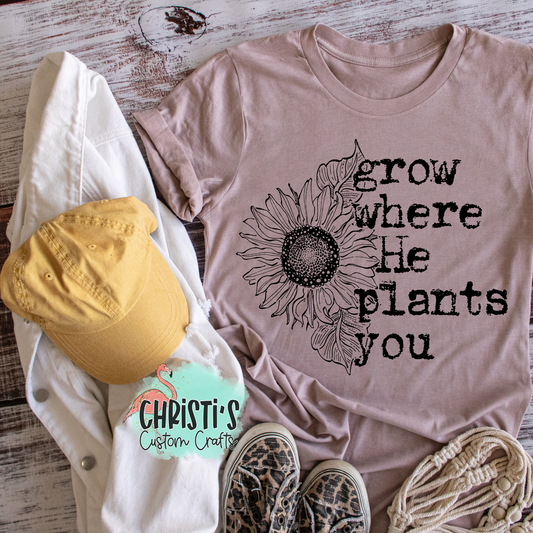 Grow where he plants you