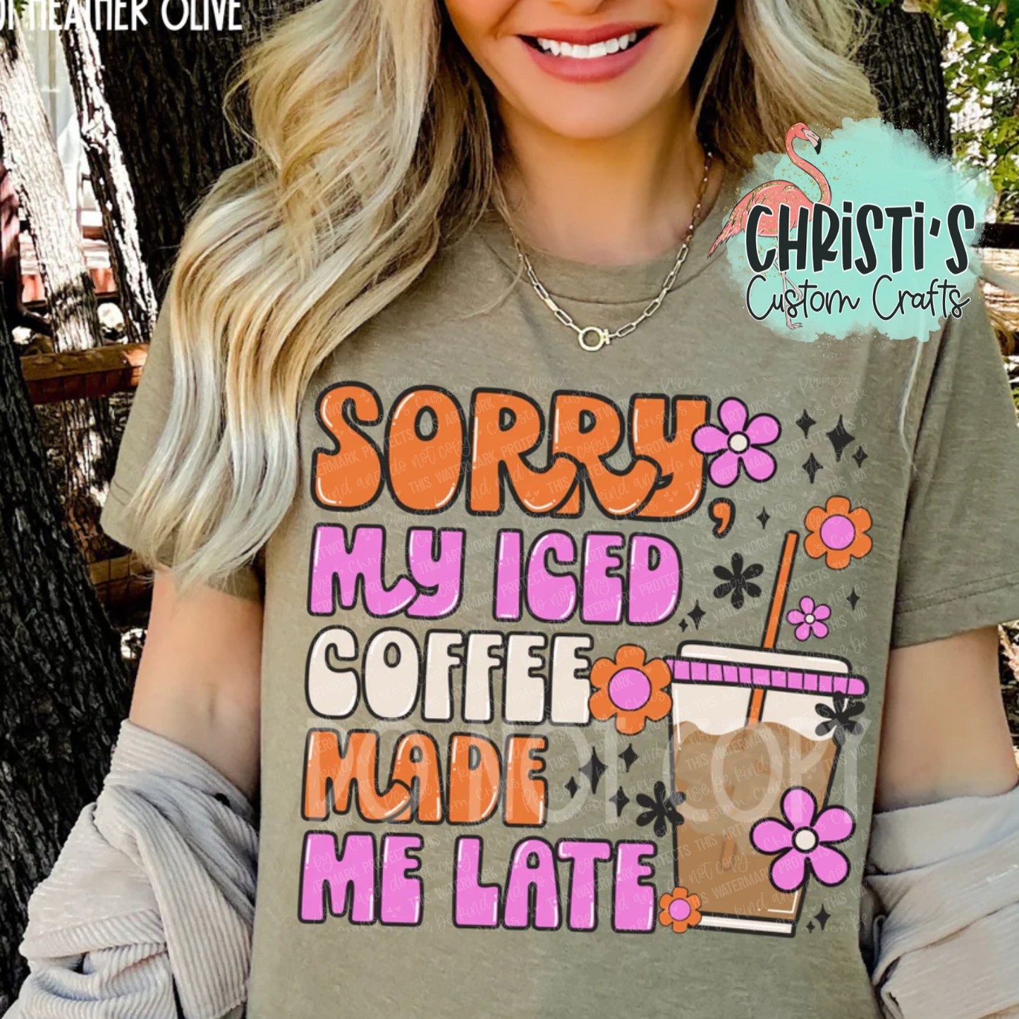 Sorry my iced coffee made me late