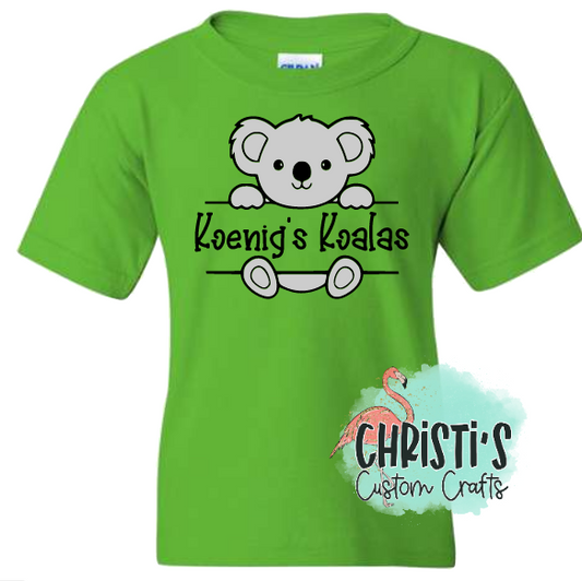 Koenig's Koalas Class Shirt